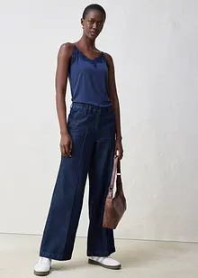 Top s obsahem vlny a s krajkou, bonprix