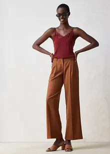 Top s obsahem vlny a s krajkou, bonprix