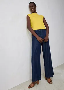 Tričko s podílem hedvábí, bonprix