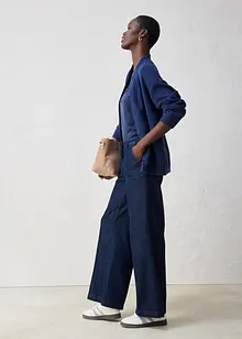 Oversize pletený kabátek s merino vlnou, bonprix