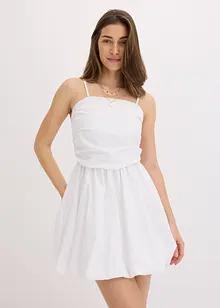 Bandeau šaty z čisté bavlny, bonprix