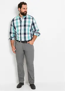 Keprové kalhoty z čisté bavlny Regular Fit, Straight, bonprix