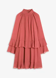 Šifónové šaty s volány, bonprix