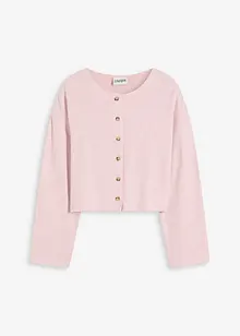 Žebrovaný kabátek z jemné pleteniny, bonprix