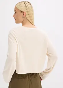 Žebrovaný kabátek z jemné pleteniny, bonprix