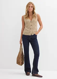 Džíny Bootcut, High Waist, bonprix