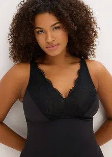 Stahovací body s nohavičkou, střední tvarující efekt, bonprix