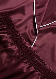 Tkané pyžamo z lesklého saténu, bonprix