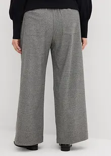 Kalhoty Palazzo s vlněným vzhledem, bonprix