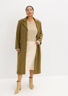 Svetr s vodorovným copánkovým vzorem, bonprix