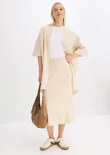 Oversize pletená pelerína, bonprix
