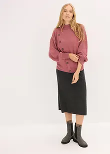 Svetr s knoflíkovou lištou, bonprix