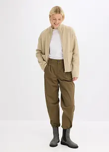 Pletený kabátek se zapínáním na zip, bonprix