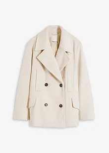 Kabanový kabátek s vlněným vzhledem, bonprix