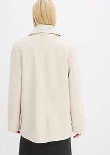 Kabanový kabátek s vlněným vzhledem, bonprix