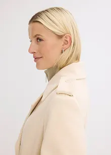 Trenčkot s vlněným vzhledem, bonprix