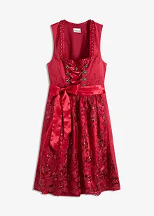 Dirndl se zástěrou s flitry (2dílná souprava), bonprix