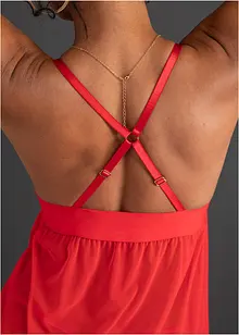 Babydoll a tanga (2dílná souprava), bonprix