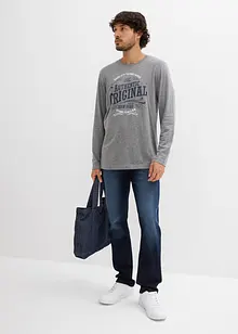 Tričko s dlouhým rukávem, z čisté organické bavlny (2 ks v balení), bonprix