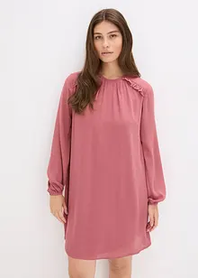 Mini šaty z šifonu, s rýšky, bonprix