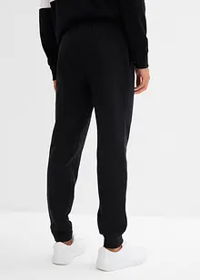 Joggingové kalhoty s žebrovaným nápletem na spodním okraji, bonprix