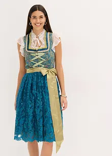 Dirndl se zástěrou s flitry (2dílná souprava), bonprix