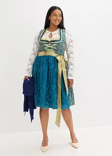 Dirndl se zástěrou s flitry (2dílná souprava), bonprix