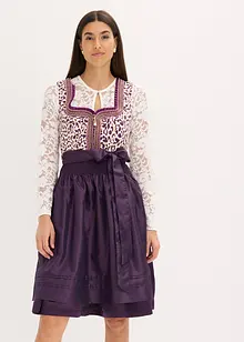 Kroj Dirndl s vyšívanou zástěrou (2dílná souprava), bonprix