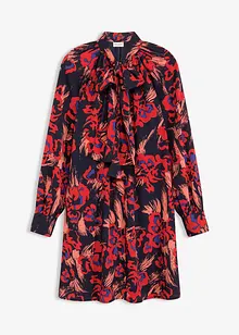 Šaty s vázačkou u límce, bonprix