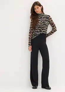 Pletené kalhoty z měkké viskózové směsi, bonprix