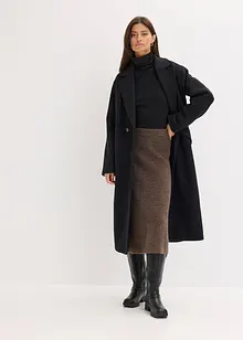 Pletená sukně v délce midi, bonprix