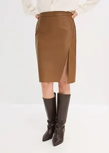 Pouzdrová sukně z umělé kůže, bonprix