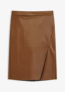 Pouzdrová sukně z umělé kůže, bonprix