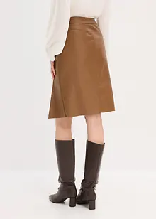 Pouzdrová sukně z umělé kůže, bonprix
