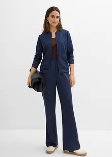 Mikina se zapínáním na zip, z materiálu scuba, bonprix