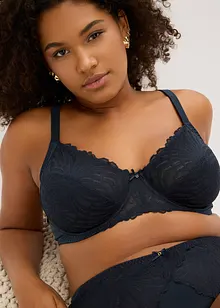 Zmenšovací podprsenka s jemnou krajkou, bonprix