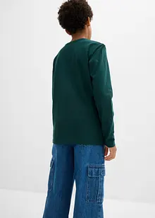 Tričko s dlouhým rukávem a organickou bavlnou (3 ks v balení), bonprix