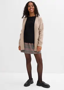 Triko s dlouhým rukávem, z elastické směsi s organickou bavlnou, bonprix