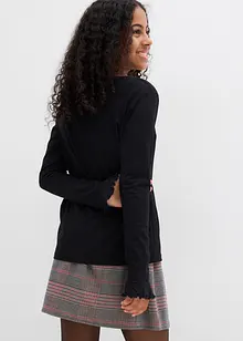 Triko s dlouhým rukávem, z elastické směsi s organickou bavlnou, bonprix