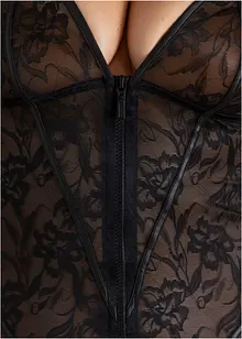 Krajkové šaty se zapínáním na zip, bonprix