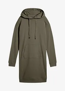 Mikinové šaty z čisté bavlny, bonprix