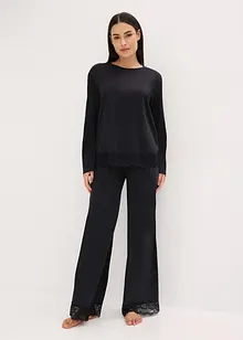 Pyžamo s jemnou krajkou, bonprix