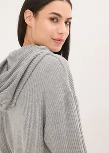 Domácí souprava z měkkého žebrovaného materiálu, oversize, bonprix