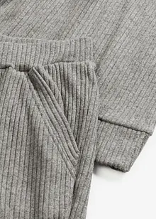 Domácí souprava z měkkého žebrovaného materiálu, oversize, bonprix