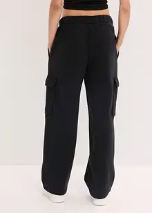 Funkční termo joggingové kalhoty se širokými nohavicemi, rychleschnoucí, bonprix