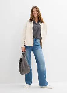 Tuniková halenka ze splývavé viskózy, bonprix