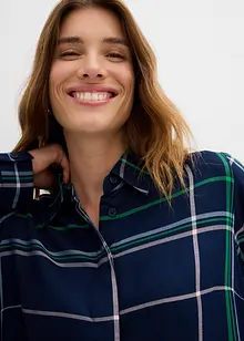 Dlouhá halenka ze splývavé viskózy, bonprix