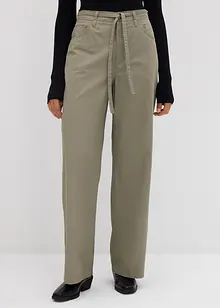 Keprové kalhoty z čisté bavlny, bonprix