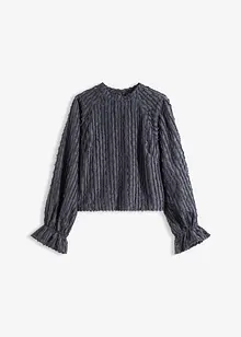 Halenka ze strukturovaného materiálu, bonprix