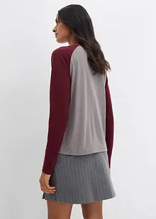 Žerzejové tričko s dlouhým rukávem, bonprix